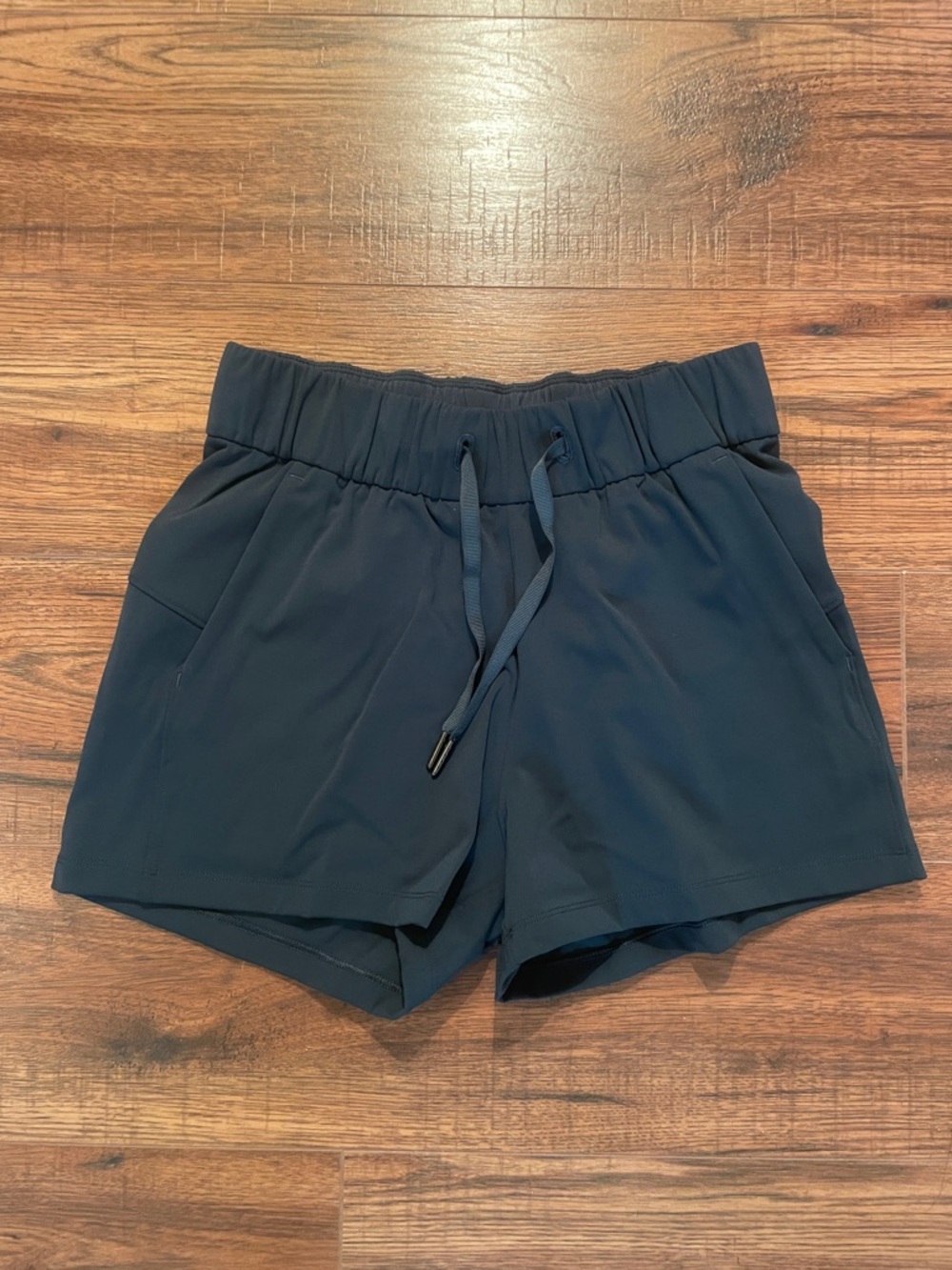 lululemon athletica dark teal/green Elastic Waist Shorts